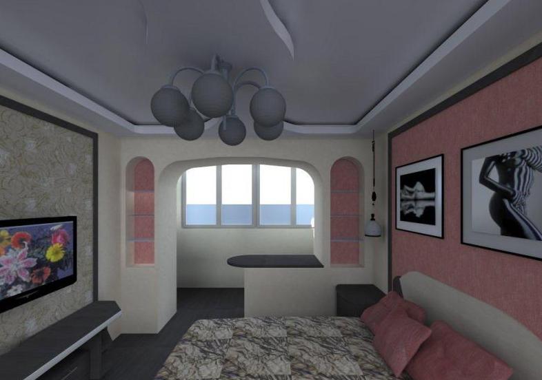 совмещении лоджии с кухней