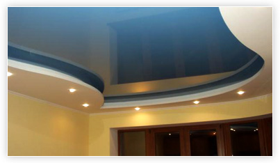 натяжной потолок плюсы