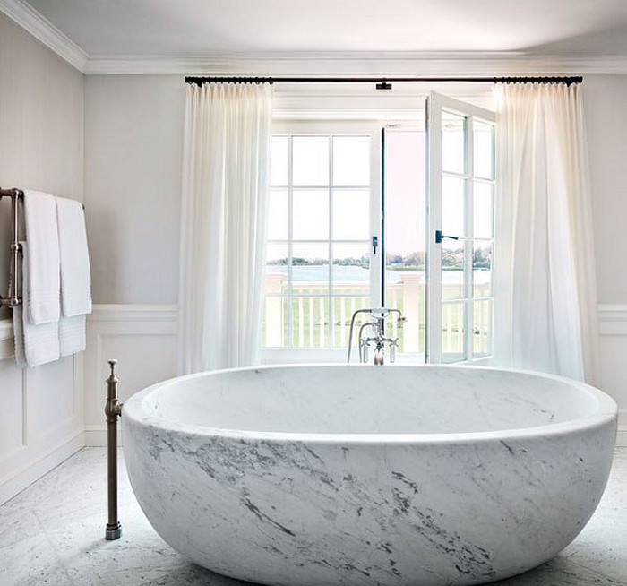 мраморная ванна