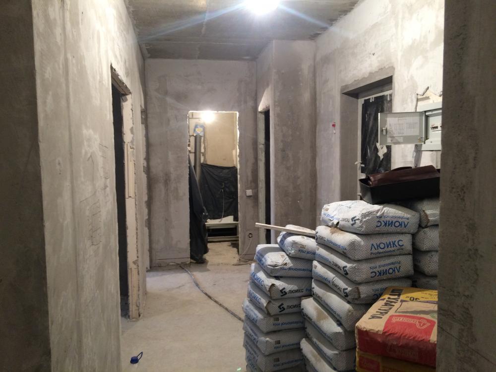 Штукатурка стен в новостройке