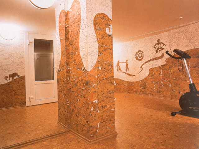 пол из пробкового покрытия