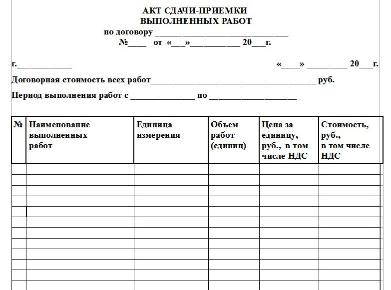 Акт Приема Передачи Ремонтных Работ Образец С Претензией