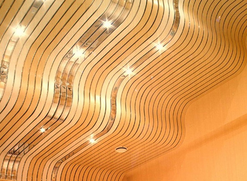 виды реечных потолков