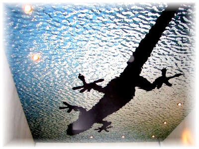 Натяжной потолок при ремонте