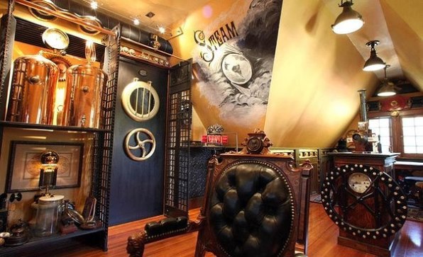 Интерьер в стиле стимпанк