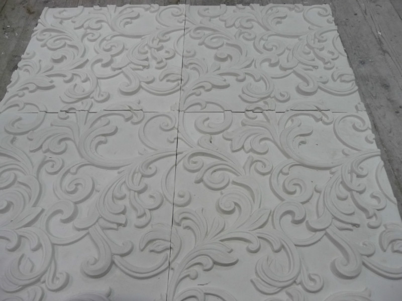 рельефные панели из гипса