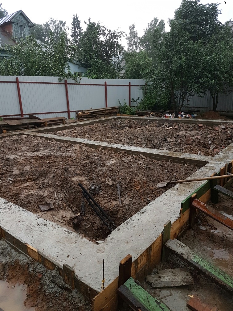 фундамент для дома из пеноблоков