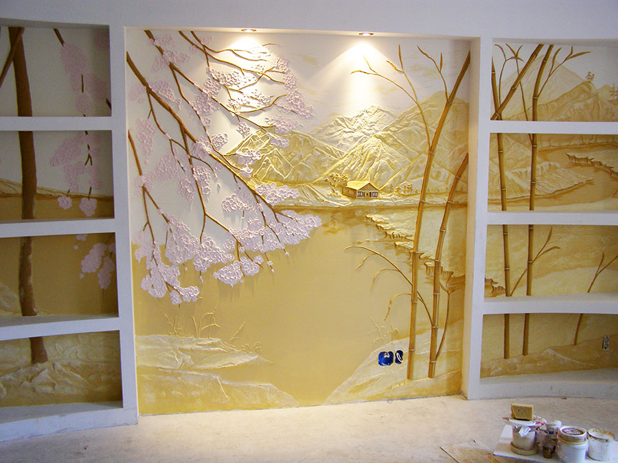 виды декоративных штукатурок