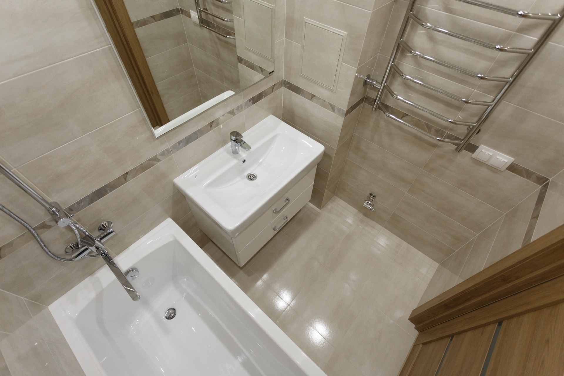 ремонт ванны в новостройке под ключ