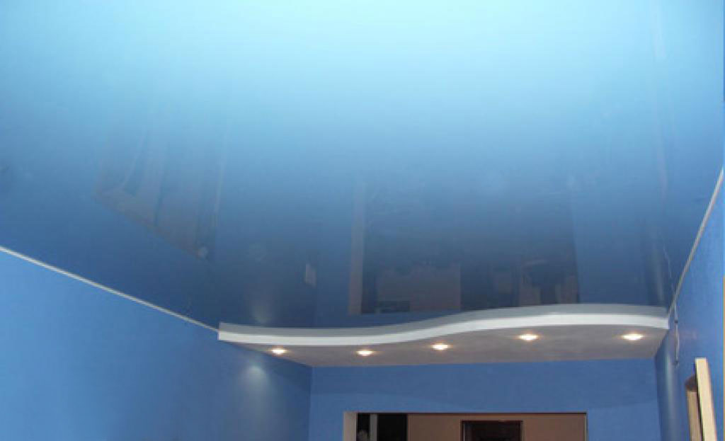 пвх потолок для ванной