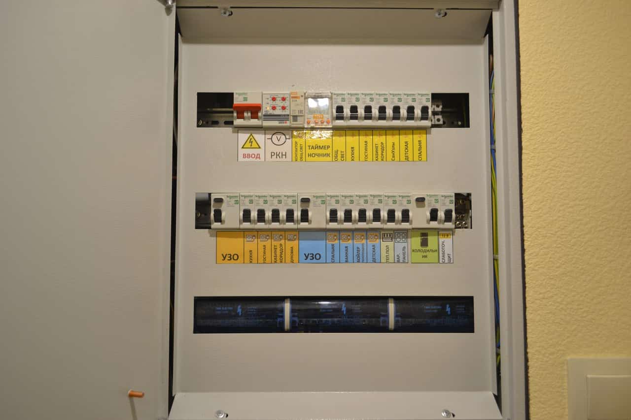 правильная сборка электрощитка в квартире