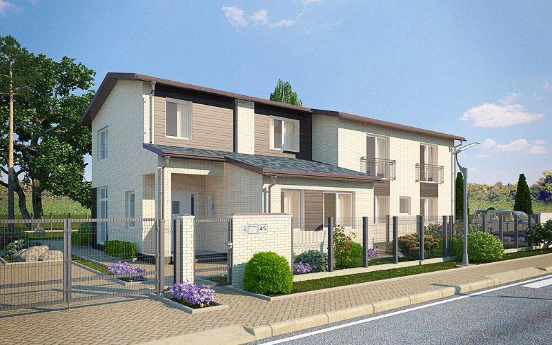 отделка дуплексов